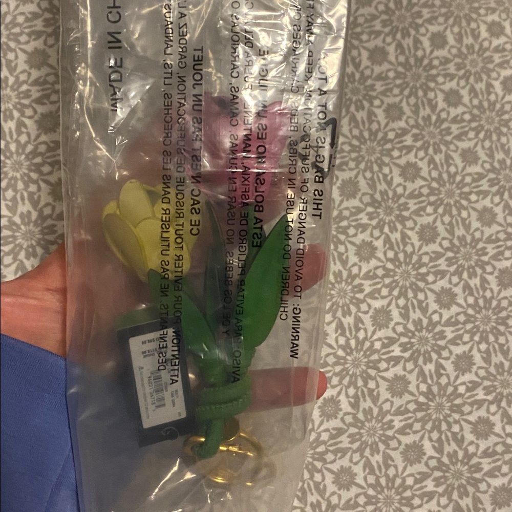 Kate Spade tulip bag charm - Picture 7 of 7